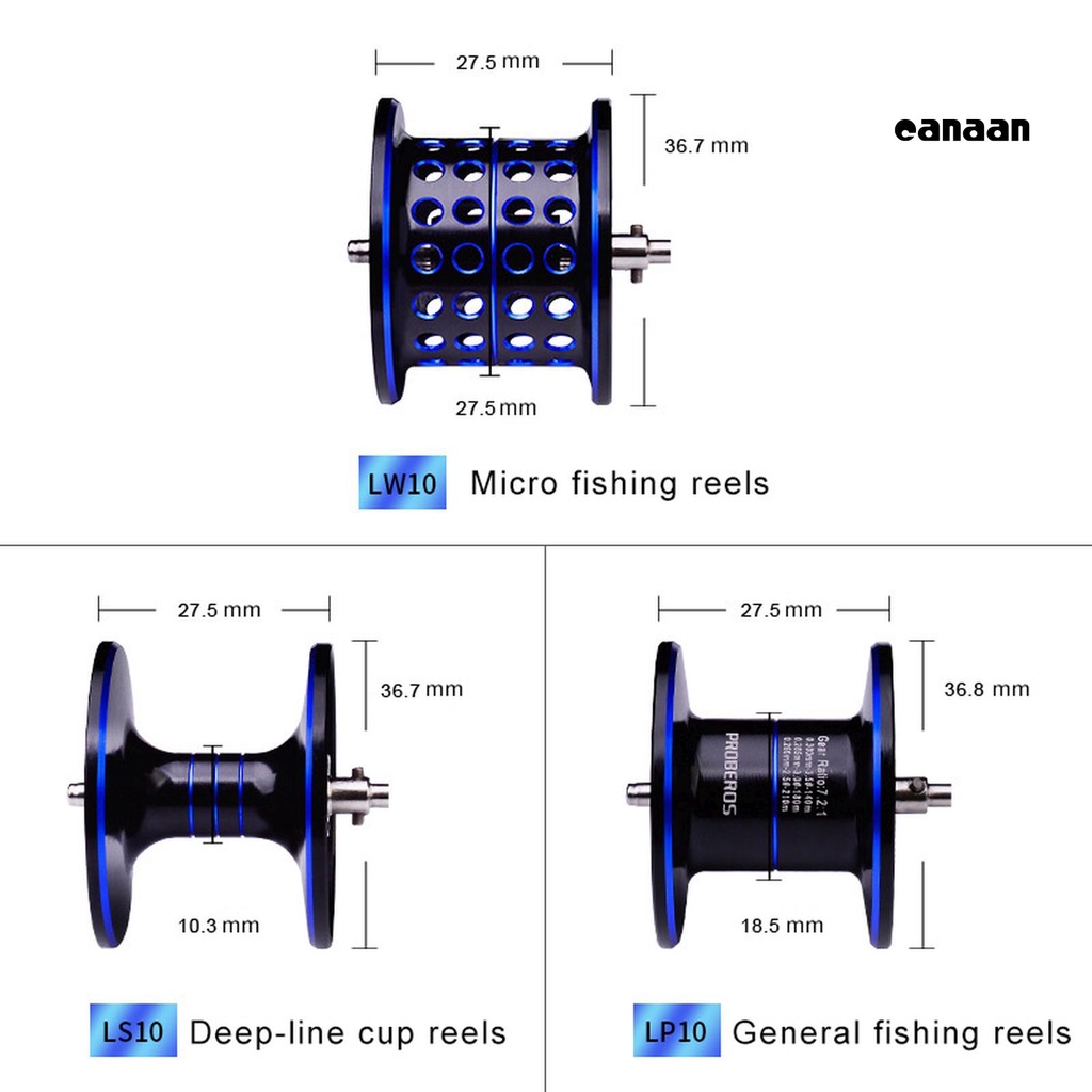 Cnn- Reel Mancing Kekuatan Tinggi Spinning Metal Micro Umum 7.2: 1gear Ratio Kastor Umpan Pancing Untuk Angling