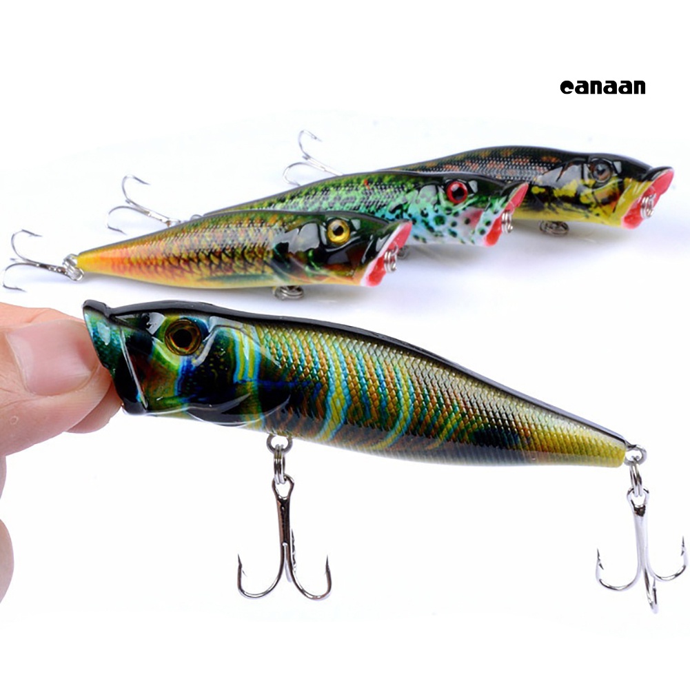 Cnn-1 Pc Memancing Umpan Tackle Topwater Mirip Hidup Mengapung Popper Kait Tajam Umpan Keras