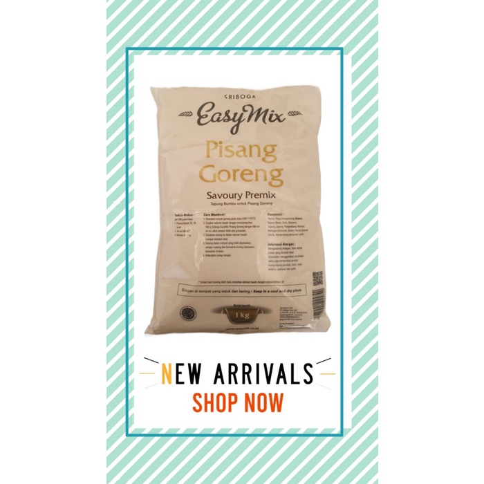 

[Bumbu Dapur]- Tepung Sriboga Easymix Pisang Goreng 1 kg