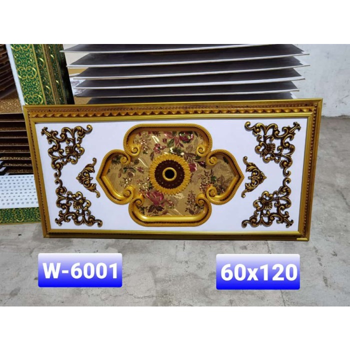Ornamen lampu besar Vicon 60x120/ornamen plafon pvc/ornamen jumbo - W-6001