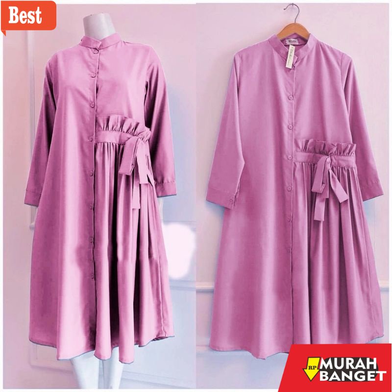 Tunik jumbo terbaru untuk wanita- TUNIK DEMORE KEKINIAN/ TUNIK BUSUI/BAYLE DAYLE KERUT /JUMBO SIZE8