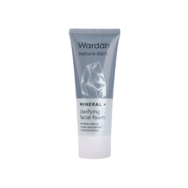 WARDAH Nature Daily Mineral+ Clarifying Facial Foam 60ml - Apple_Kosmetik