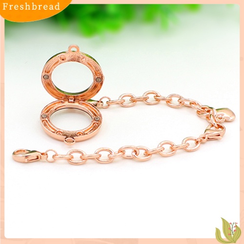 &lt; Freshbread &gt; 25mm ic Berlian Imitasi Hidup Memory Locket DIY Gelang Untuk Mengambang Charms