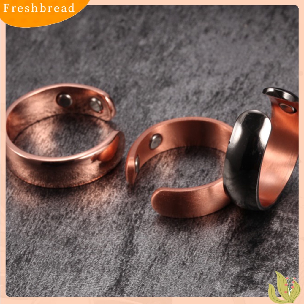 &lt; Freshbread &gt; Pria Cincin Pembukaan ic Perhiasan Electroplating Geometris Jari Cincin Hadiah Ulang Tahun