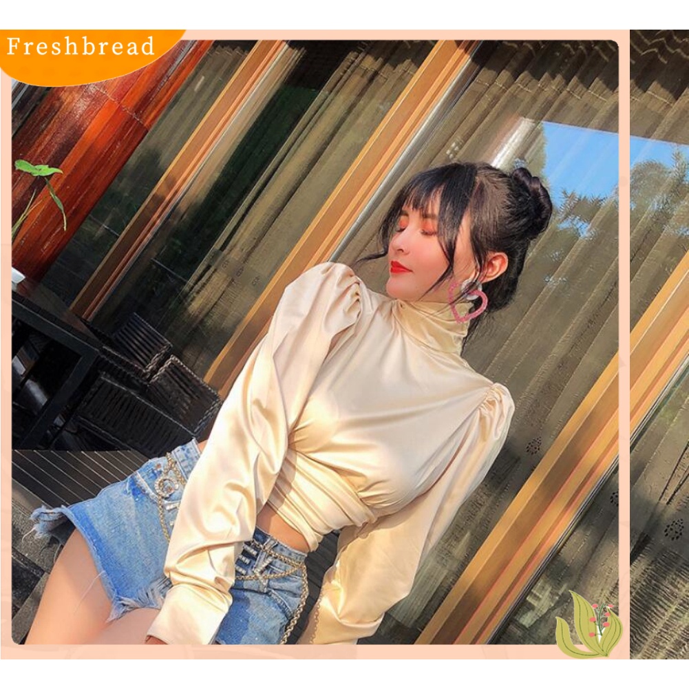 &lt; Freshbread &gt; Wanita Berlian Imitasi Hias Hati Bulat Menjuntai Telinga Stud Anting Pesta Perhiasan Hadiah