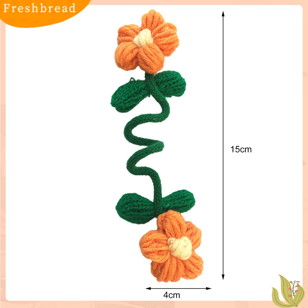 &lt; Freshbread &gt; 1pc Anting Menjuntai Model Kepang Bunga Spiral Gaya Liburan Anting Warna Cerah Untuk Pesta