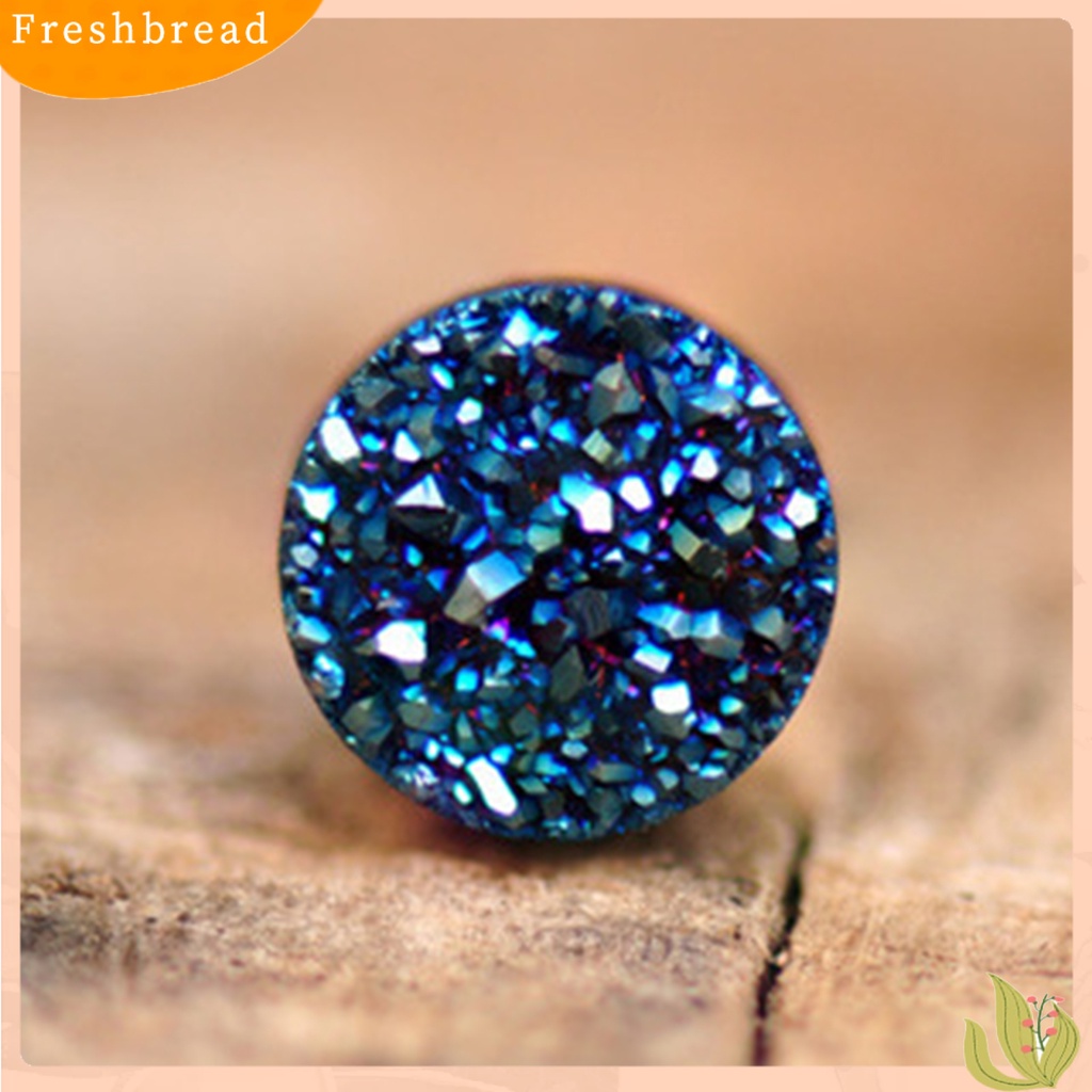 &lt; Freshbread &gt; 1pasang Klip Telinga Shiny Non-piercing Tanpa Sakit Geometris Electroplating Fashion Wanita Pria ic Stud Earrings Perhiasan Hadiah Untuk Pakaian Sehari-Hari