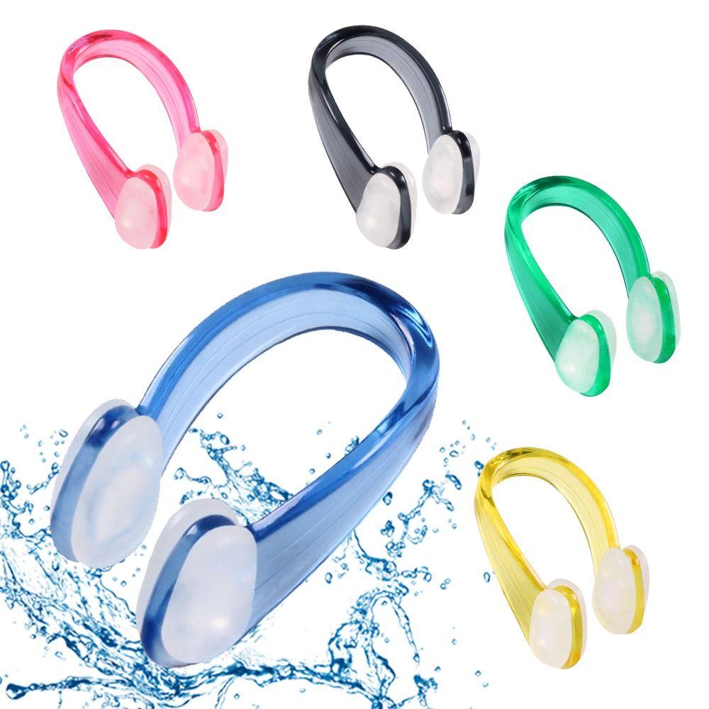 Lanfy Klip Hidung Multi-Warna Untuk Anak Reusable Noise Plug Silikon Menyelam Berenang Renang Surfing Swim Nose Clips