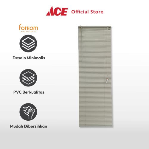 ACE FORHOM 60X180 CM VENETIAN BLIND - ABU-ABU CLOUDY TIRAI PENUTUP JENDELA KERAI HORDENG PENGHALAU