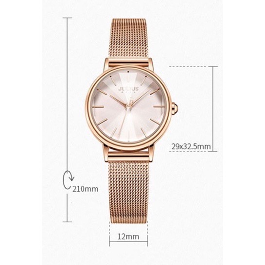 JULIUS JA-1120 Official Store Original Korea Rantai Bagsomnia Watch Ladies