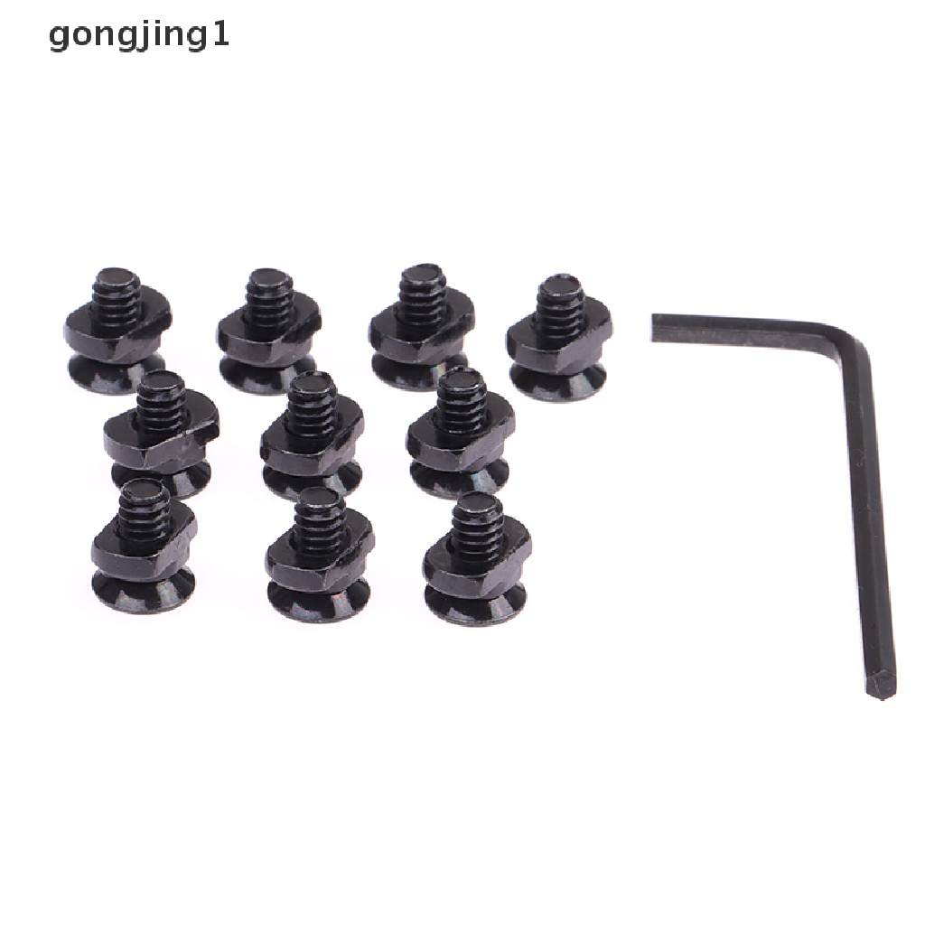 Ggg 10Pcs/lot Sekrup Dan Mur Aluminium Pengganti Sekrup Rel Mlok M-lok Tools Aksesoris ID