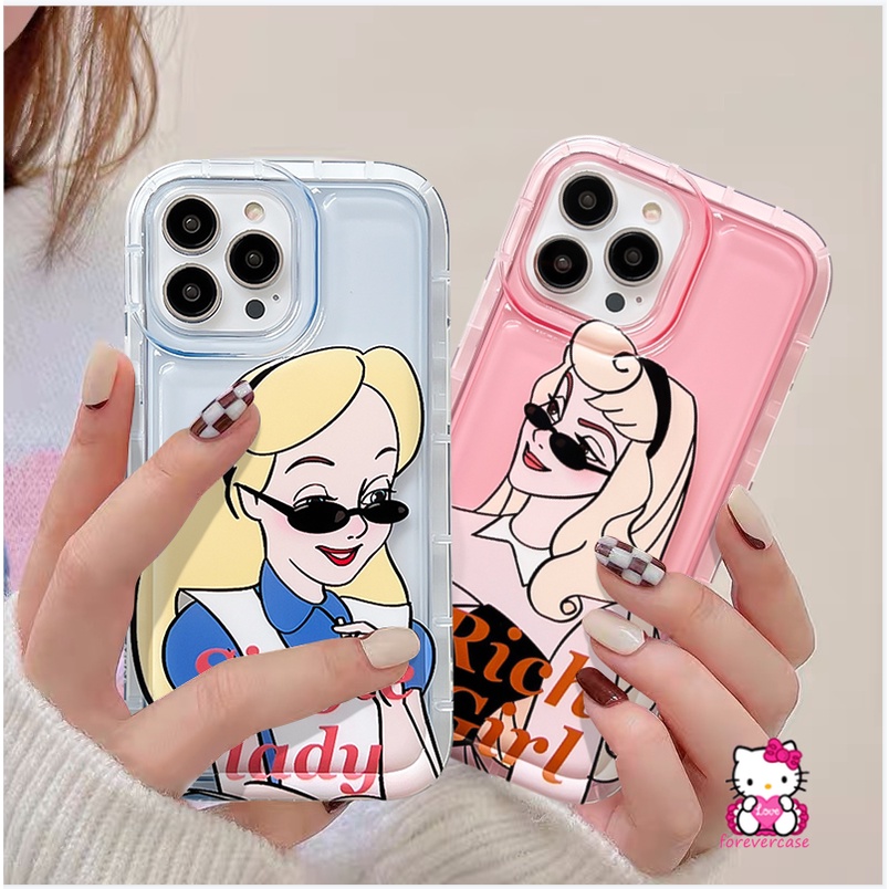 Case Princess Disney Lucu Imut Realme C33 C12 C25 C11 2020 C20 C3 6i 5 C35 C15 C11 2021 C25Y 5i 5s C21Y C1 C2 C25s C20A Kartun Airbag Shockproof Tpu Soft Phone Cover