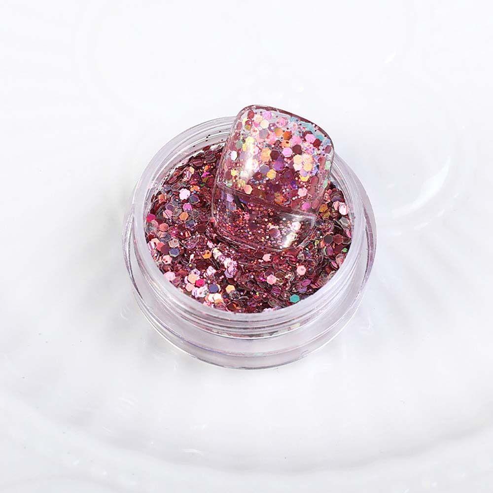 Mxbeauty Payet Kuku Wanita Warna-Warni Manikur Aksesoris Hologram Glitter Nail Art Patch Kuku Glitter Serpihan