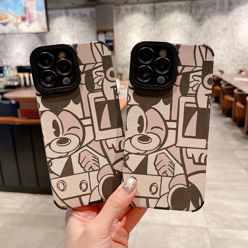 Splice Mickey Soft Case HP OPPO A9 A5 A31 A53 A33 2020 A91 F11 A3S A52 A92 F9 Pro A7 A5S A12 A1K Reno 3 5 6 A83 K3 K5 A95 A93 A93S A55 A56 A55S 5G Casing FTD Baru Realme C1 X XT