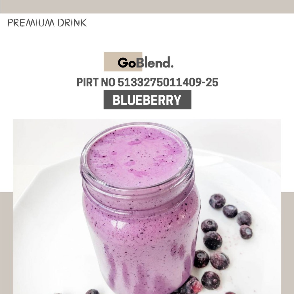 

[Ready-Stock] Bubuk Minuman Rasa Blueberry 1kg / Serbuk Minuman Blueberry 1kg / Blueberry Powder