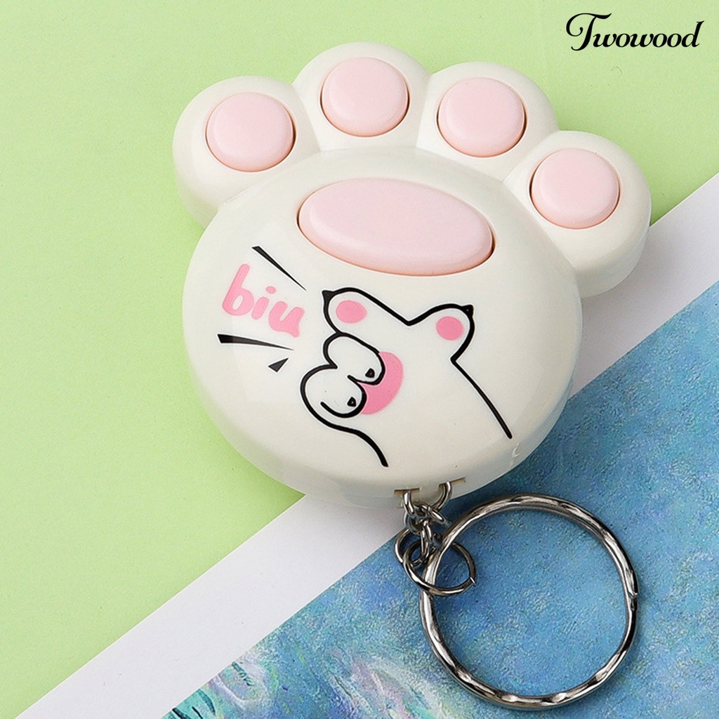 Twowood Brain Game Adorable Decompress Lovely Portable Fall Resistant Sensory Training Plastik Cat Claw Game Mesin Gantungan Kunci Untuk Hadiah