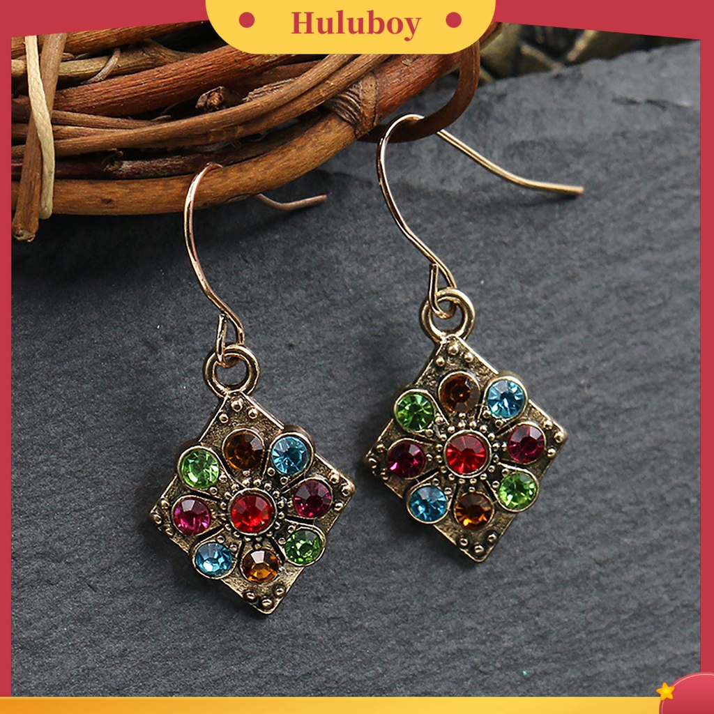 {Ready Stock} Anting Retro Bohemian Vintage Ear Ring Menjuntai Eardrop Untuk Ruang Ganti