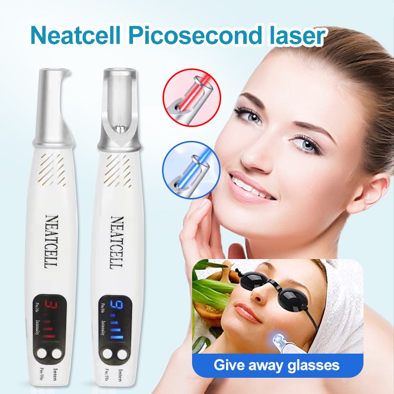 Picosecond Laser Biru Pen Penghilang Flek Hitam Laser Wajah/ Penghilang Tato/ Penghilang Kutil/ Penghilang Tai Lalat