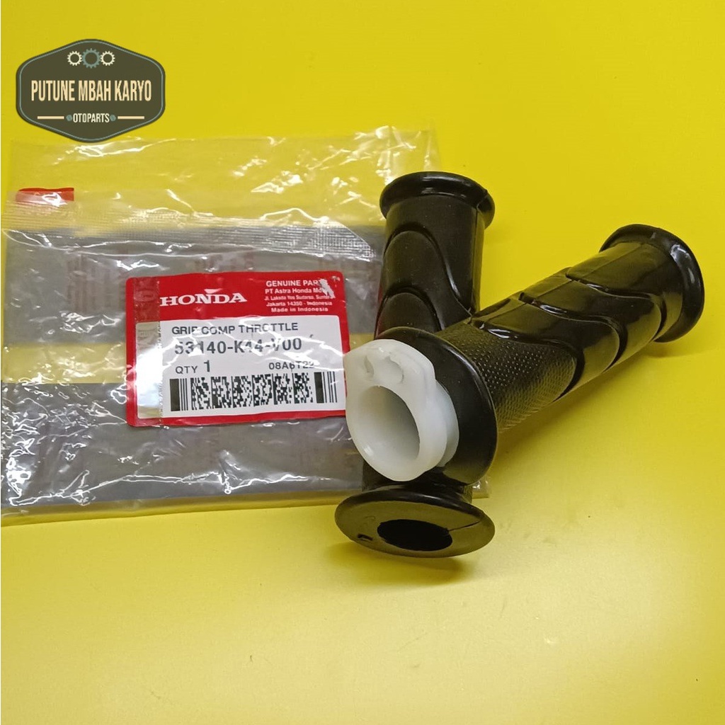 Handgrip Handfat Karet Stang Hand Grip Assy Motor BeAT Pop BeAT Sporty Scoopy Fi F1 Esp K44