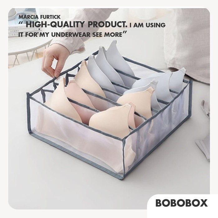 BOBOOX Kotak Penyimpanan Storage Box Organizer Baju Tempat 7 Sekat 2B