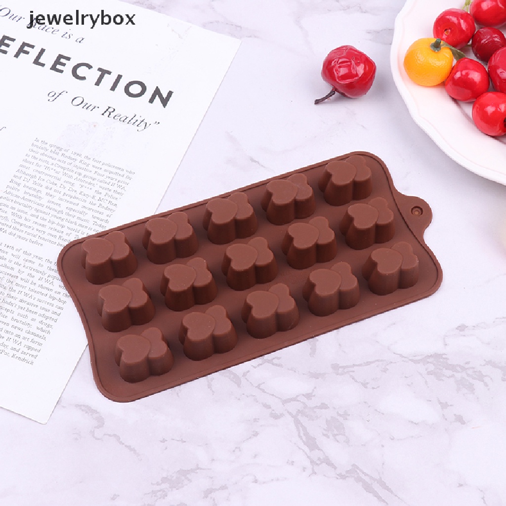 [jewelrybox] 1pc 15lubang Cetakan Coklat Fudge Es Batu Cetakan Silikon DIY Dapur Baking Mold Butik