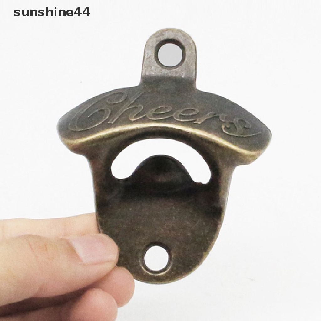 Sunshine Wall Mounted Vintage Bar Cafe Hiasan Dinding Pembuka Bir Untuk Bar Home ID