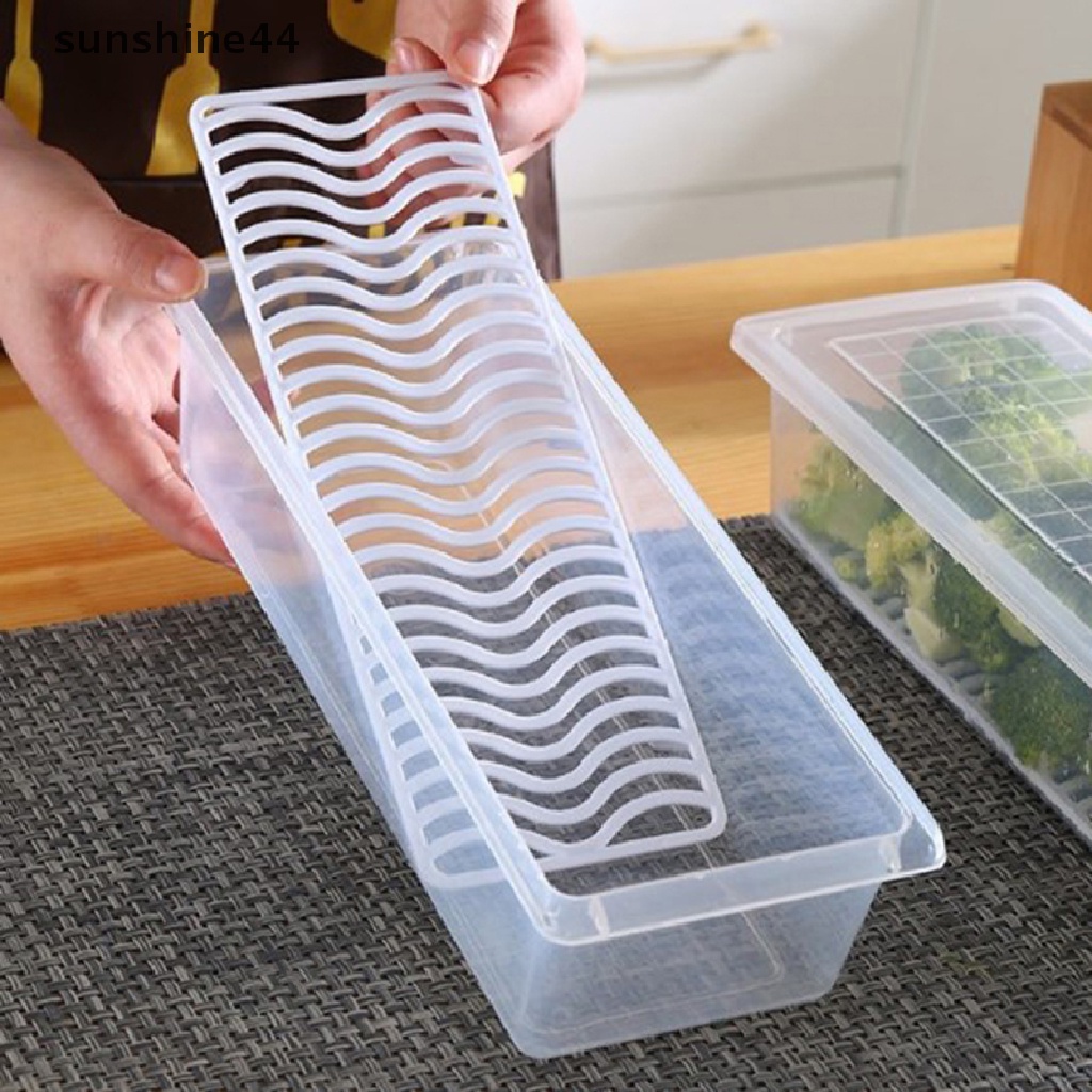 Sunshine Kontainer Keranjang Organizer Kulkas Dapur Sealed Storage Box Fresh Box ID