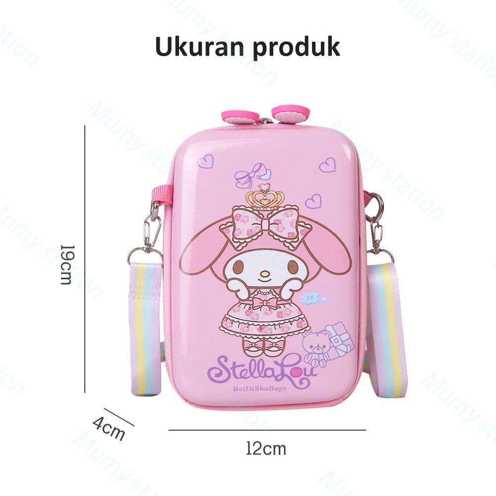 Mumystation Tas Selempang Anak Karakter/ Tas Anak Sling Bag Hardcase Lucu