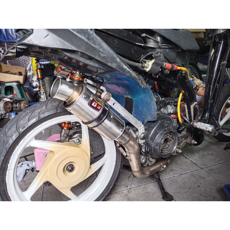 KNALPOT CLD RACING TYPE C3 & MONSTER RACE BEAT KARBU/BEAT FI/VARIO 110,BEAT DELUXE/GENIO for 130-150