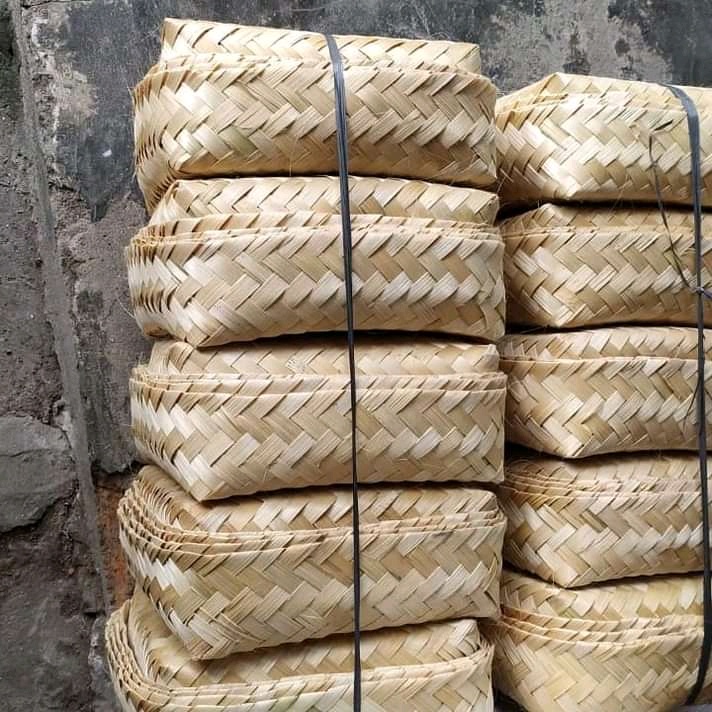 

[ READY ] BESEK BAMBU WARNA | KOTAK NASI | BESEK NASI CATERING UKURAN 25 X 25 CM BS 6 PWR