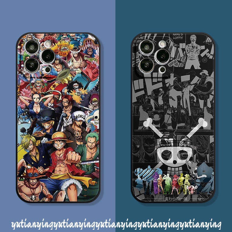 Soft Trendy Anime One Piece Case Infinix Hot 20 11s 9 20s 12i 12 10t 10s 11 8 10Lite Smart 6 5 4 Plus Hot 12 11 9 10 Play Note 12pro G96 12 8 11 12 2023 Straight Edge Phone Cover