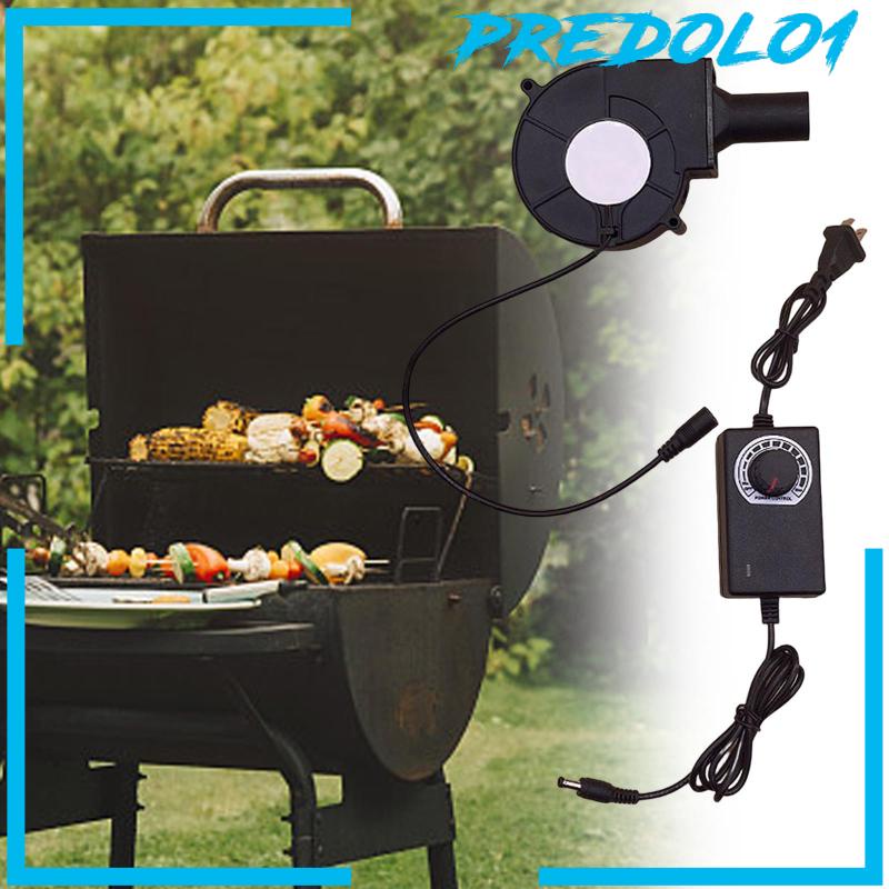 [Predolo1] Blower BBQ Kipas BBQ Elektrik DC 12V Untuk Barbekyu camping Api Bellow Memasak