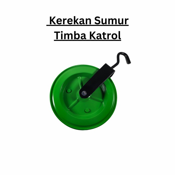 Kerekan Sumur Katrol Sumur Katrol Air Pulley Tukang Besi Timba Catrol