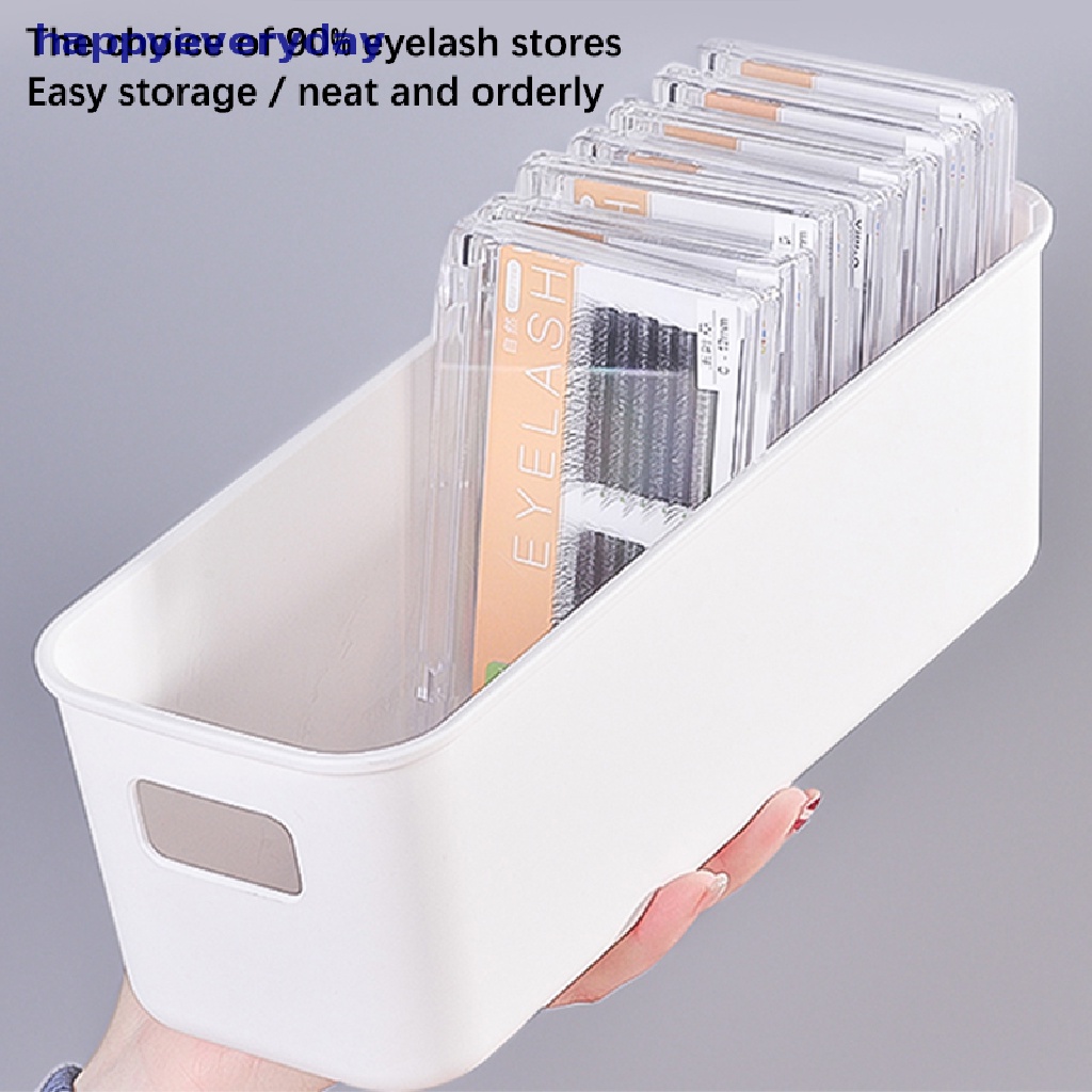 [happy] 1pc Kotak Penyimpanan Untuk Eyelash Extension Pinset Organizer Case Makeup Tools [ID]