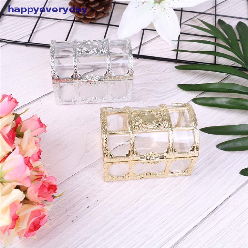 [happy] Gold candy box case Coklat Kado Ulang Tahun Pesta Dekorasi Pernikahan [ID]