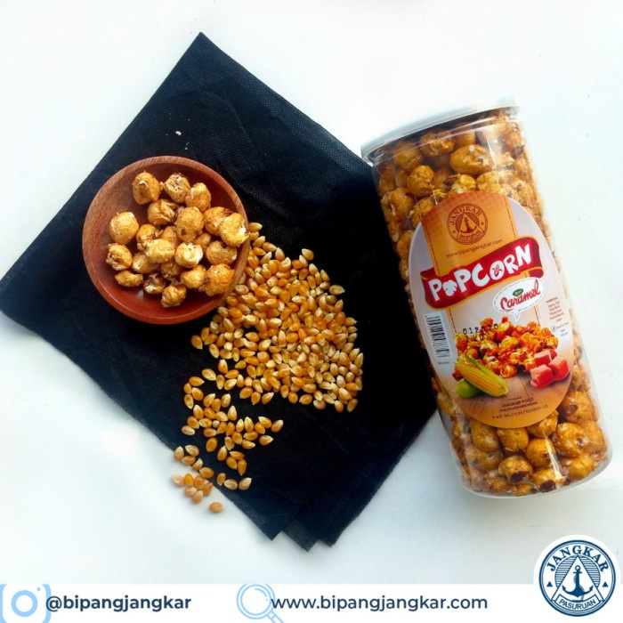 Bipang Jangkar Rasa Pop Corn Caramel (Kemasan Toples)