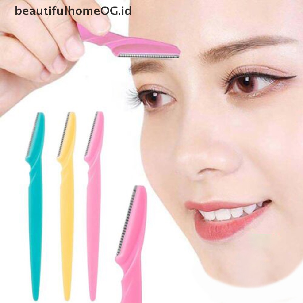 // Lebaran// Facial Brow Razor Trimmer Shaper Shaver Pisau Alat Penghilang Bulu **