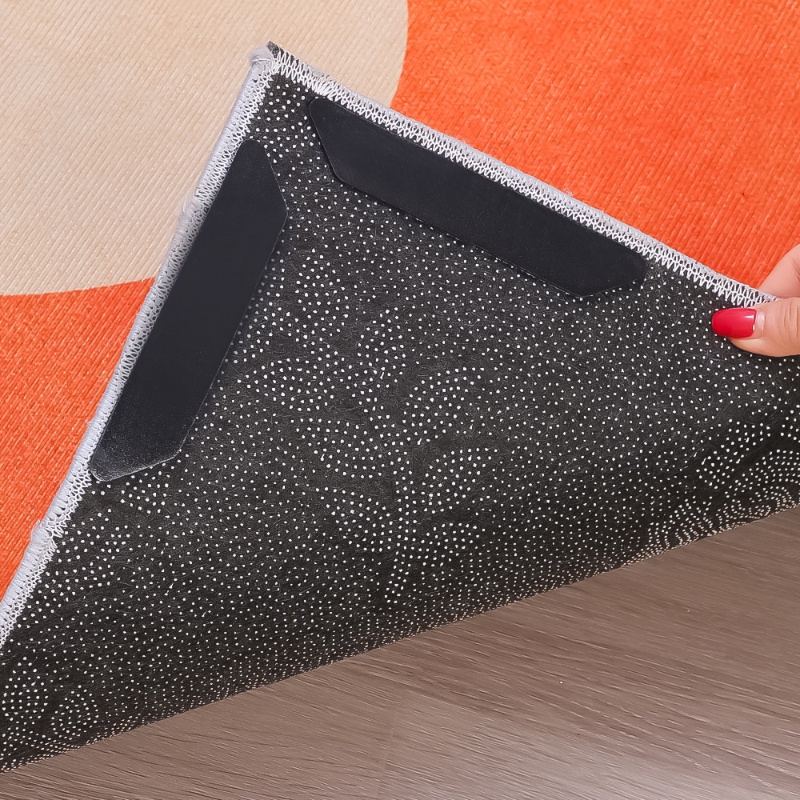 4per8/20pcs Pack Kualitas Tinggi Tahan Lama Karpet Non-Slip Pad Trapesium Tetap Stiker Karpet Sudut Anti Slip Tape Gripper Untuk Dapur Kamar Mandi Ruang Tamu Aksesoris