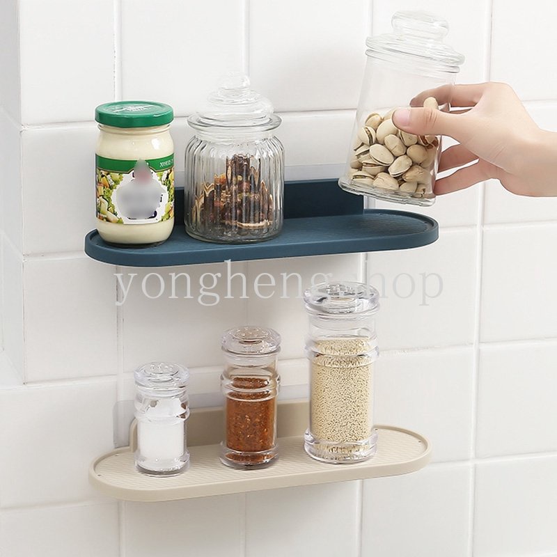 Rak Penyimpanan Drainase Tempel Dinding Multifungsi Tempat Sabun Rak Finishing Bebas Pukulan Rak Dapur Organizer Kamar Mandi