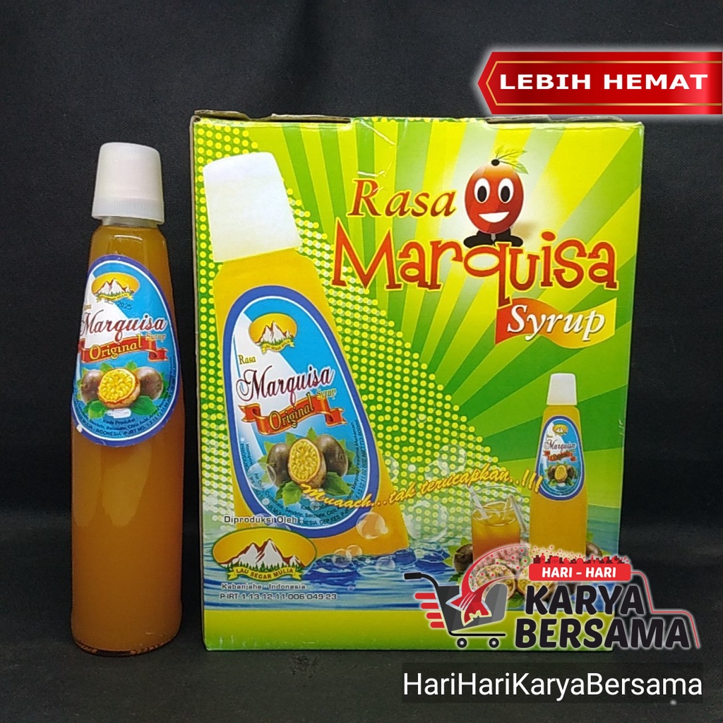 

MINUMAN SIRUP CAP GUNUNG SYRUP RASA MARQUISA ISI 6'S BOTOL X 600ML