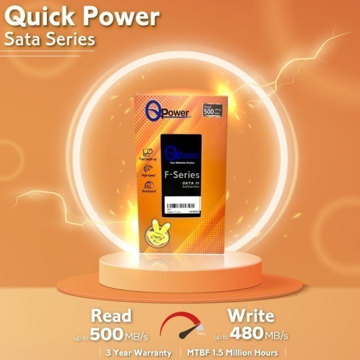 SSD QPower F-Series 512GB - SSD Internal SATA 2.5 inch
