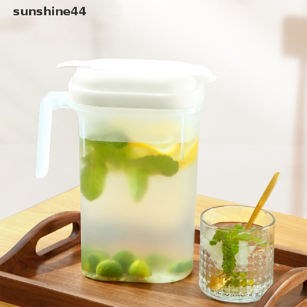 Sunshine 2400ML Kulkas Lemon Juice Jug Cold Kettle Ketel Kapasitas Besar Dapur ID