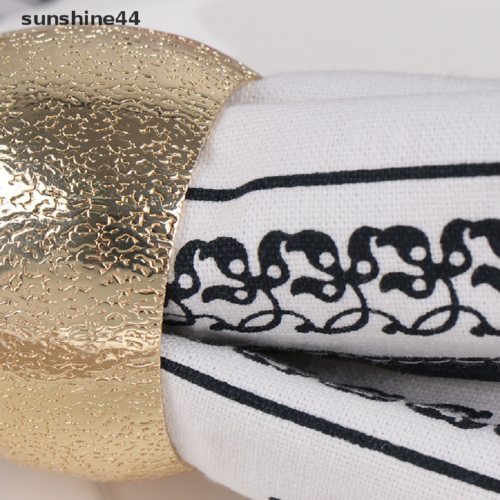 Sunshine Napkin Rings Wedding Party Hotel Serviette Gesper Tempat Serbet Dekorasi Meja ID