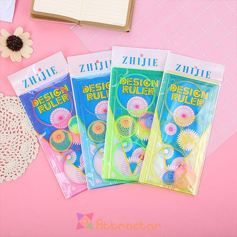 

✨In Stock Kreatif Sihir Ragam Papan Gambar Penguasa Anak-anak Siswa Teka-teki Mainan Menggambar Lukisan-AT
