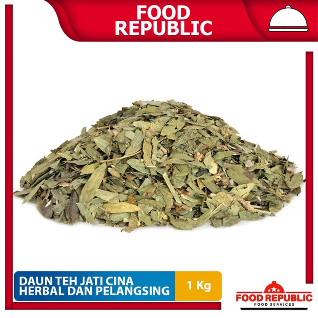 Daun Teh Jati Cina 1 Kg Herbal Pelangsing Alami Tea Senna China