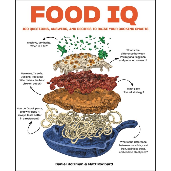 BUKU Food IQ : 100 Questions, Answers, and Recipes [WARNA]