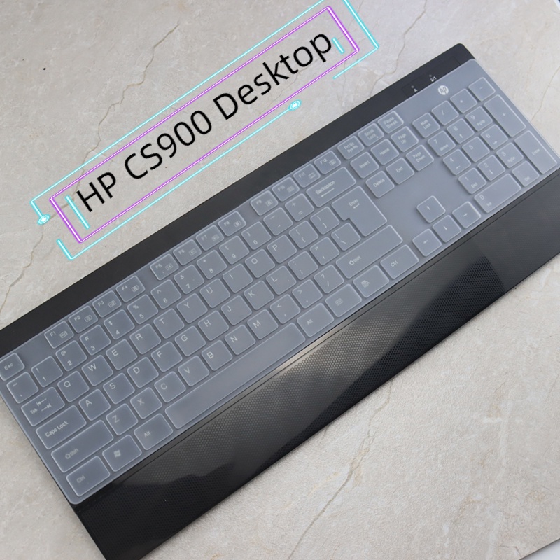 Cover Keyboard Komputer Untuk Model HP CS900 Desktop Waterproof Film Pelindung Silikon Full Coverage [ZK]