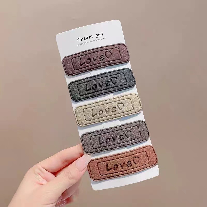 2023new Hair Clip Female Poni Samping Folder Belakang Kepala Jepit BB Rambut Patah