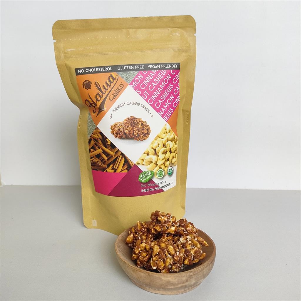Halua Halwa Cashew Cinnamon Tingting Ting Ting Kacang Mente 65g