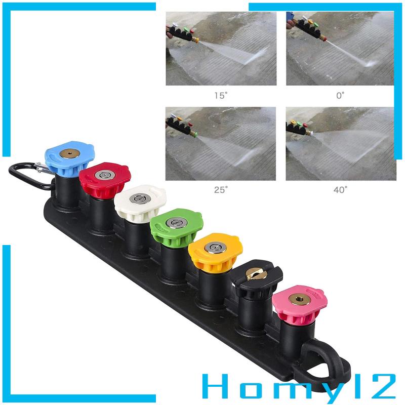 [HOMYL2] Pressure Washer Tips Aksesori Untuk Membersihkan Pressure Washer Spray Nozzle Set